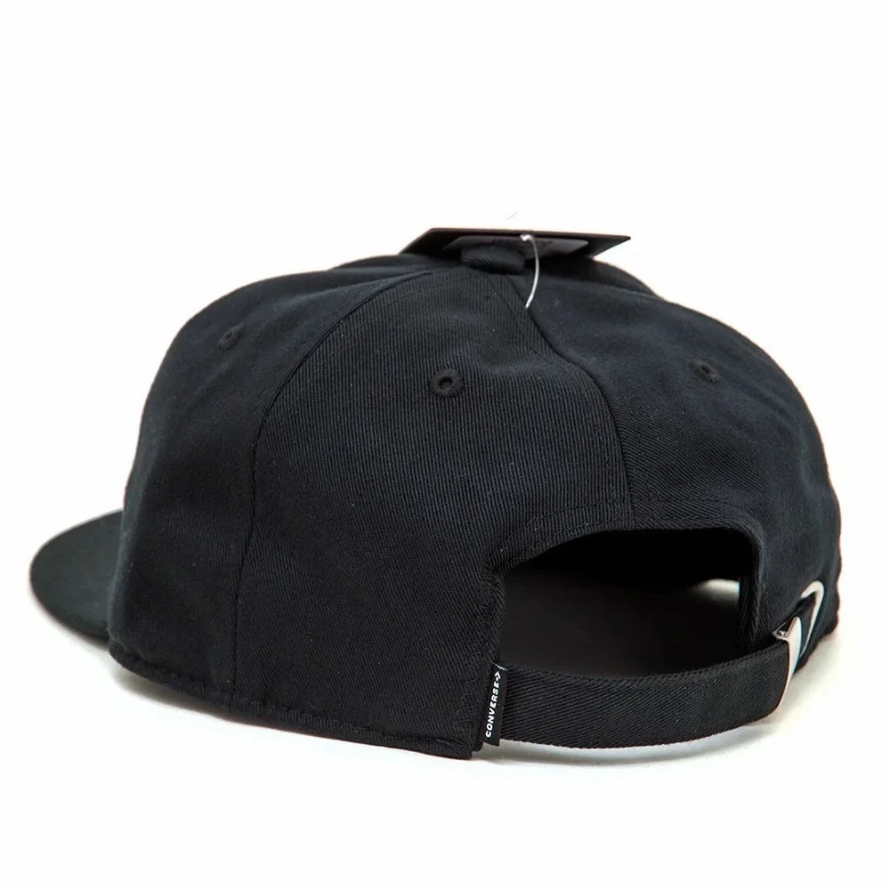 Converse Hat Cap Mens Adjustable Black 6 Panel Casual Strap Back